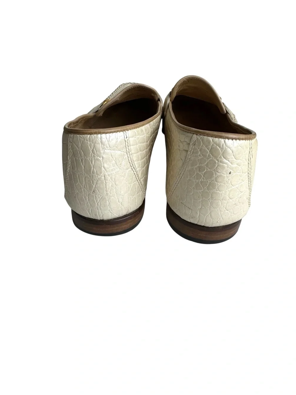 Escada croc embossed
